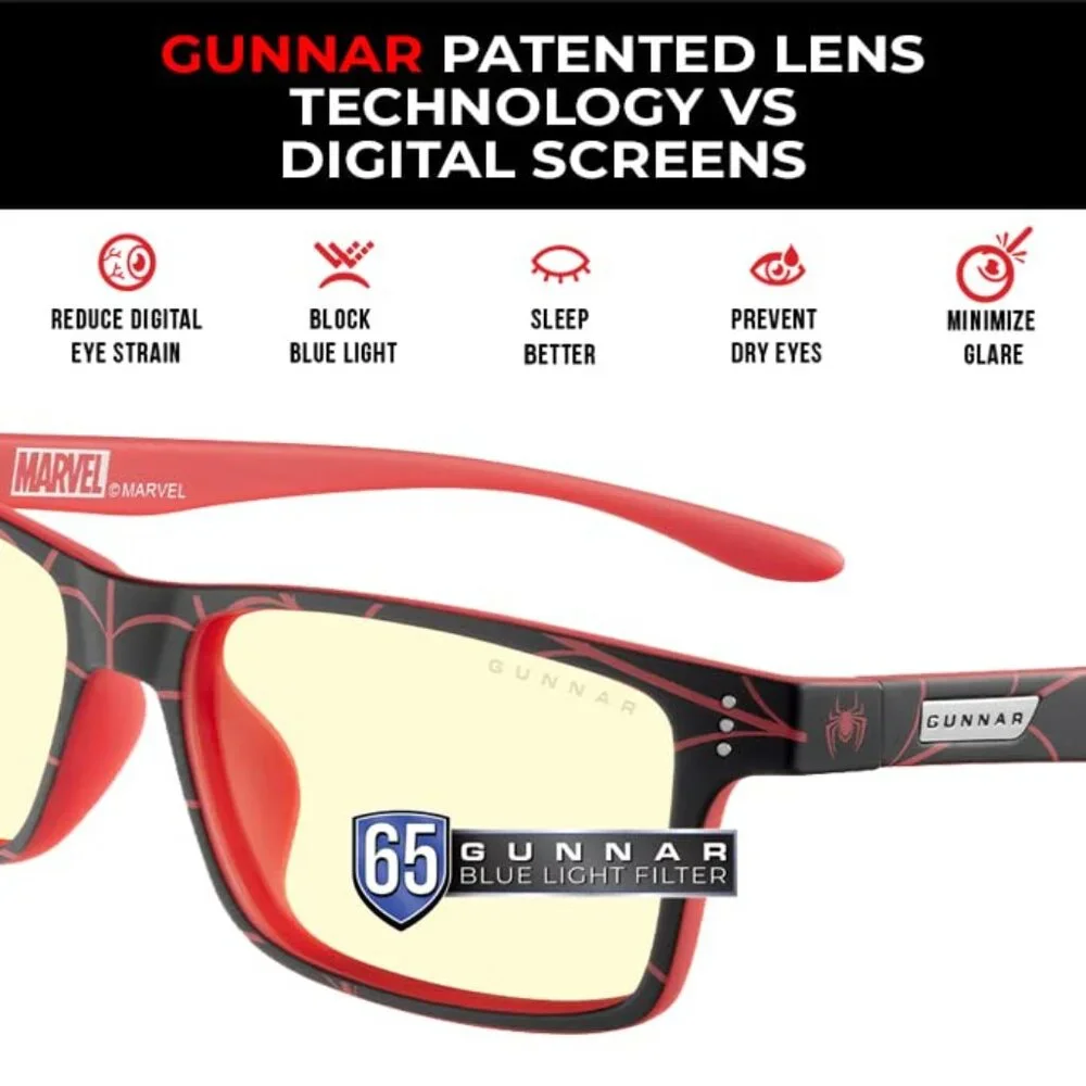 Spider-Man: Miles Morales Edition Premium Gaming and Computer Glasses for Kids